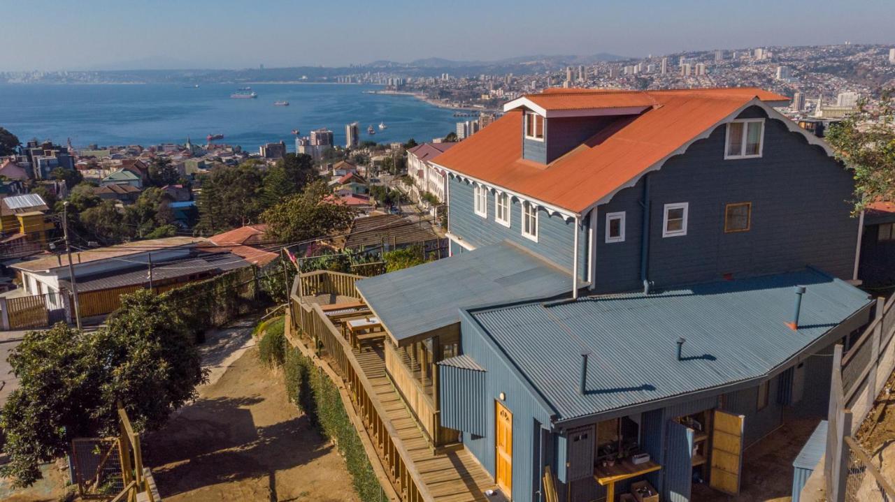 Hotel Faro Azul Valparaiso Cerro Alegre Buitenkant foto