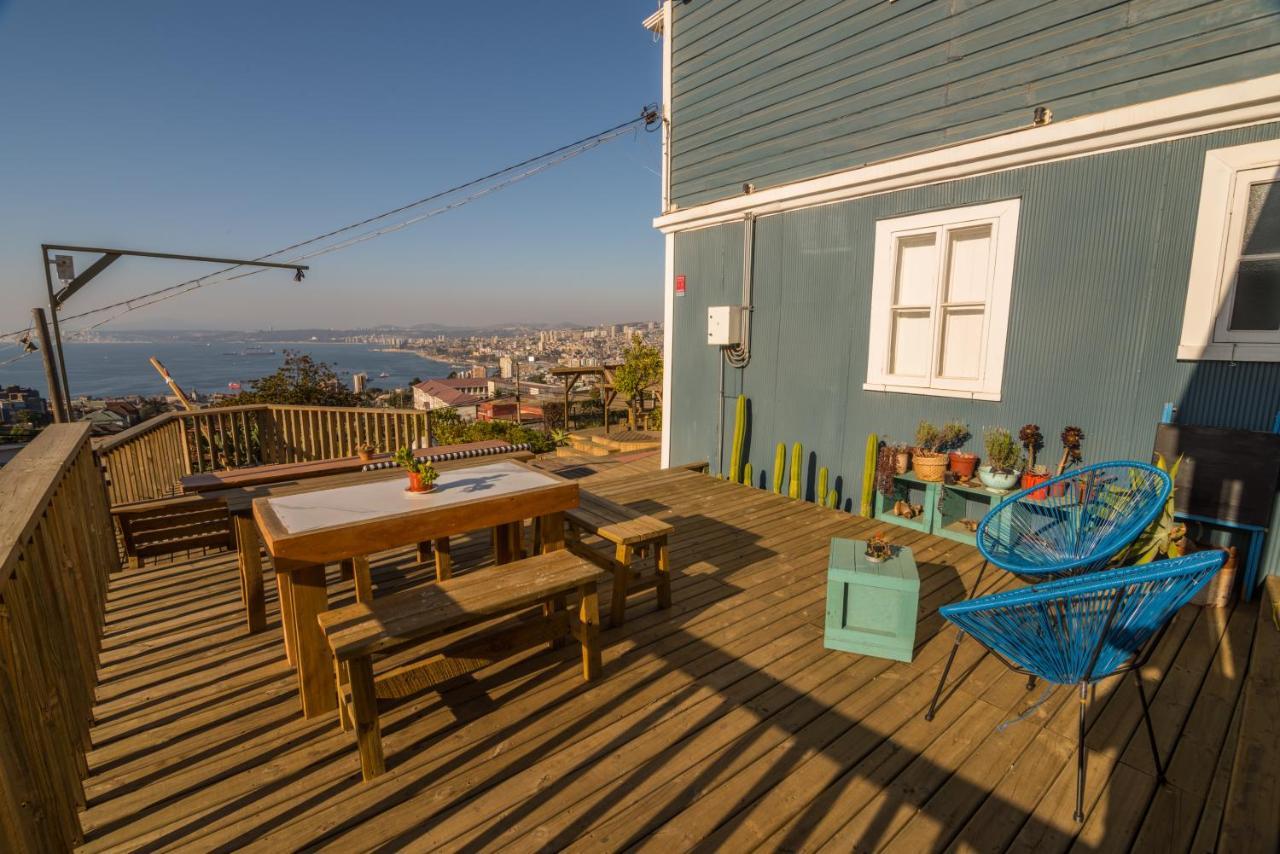 Hotel Faro Azul Valparaiso Cerro Alegre Buitenkant foto