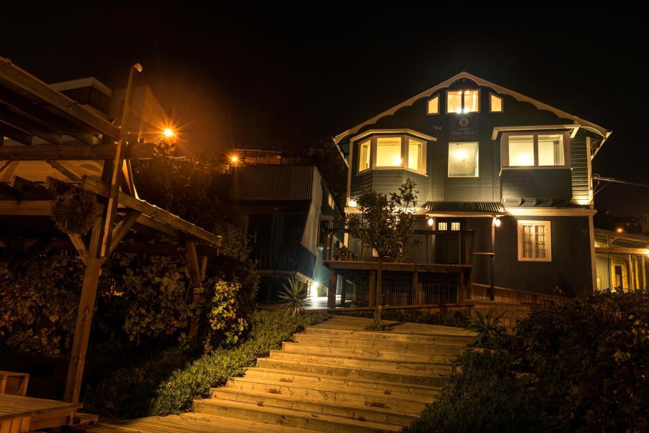 Hotel Faro Azul Valparaiso Cerro Alegre Buitenkant foto