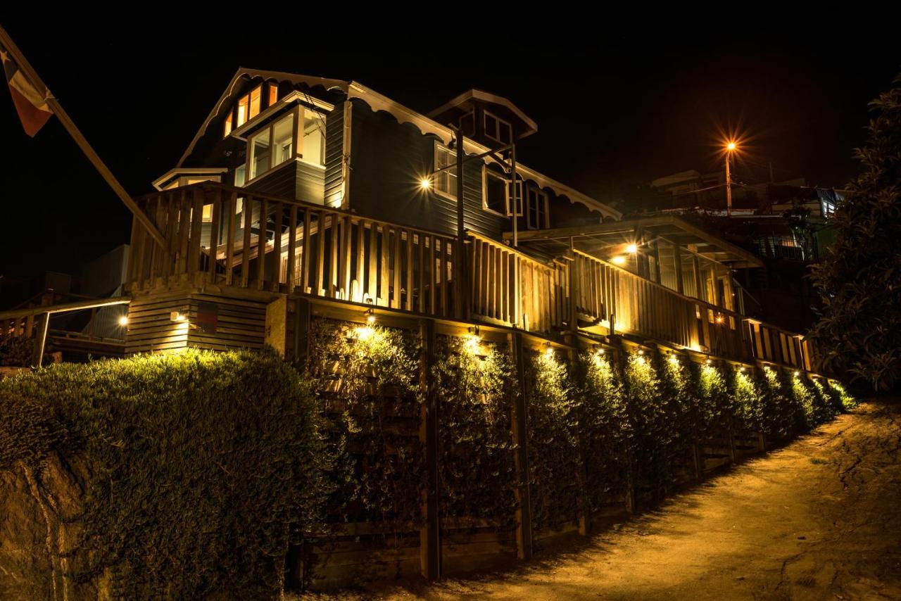 Hotel Faro Azul Valparaiso Cerro Alegre Buitenkant foto