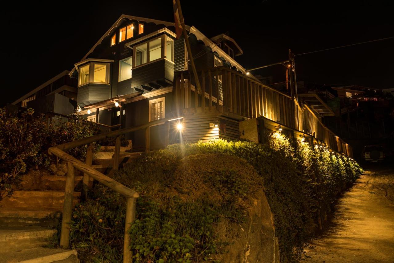 Hotel Faro Azul Valparaiso Cerro Alegre Buitenkant foto