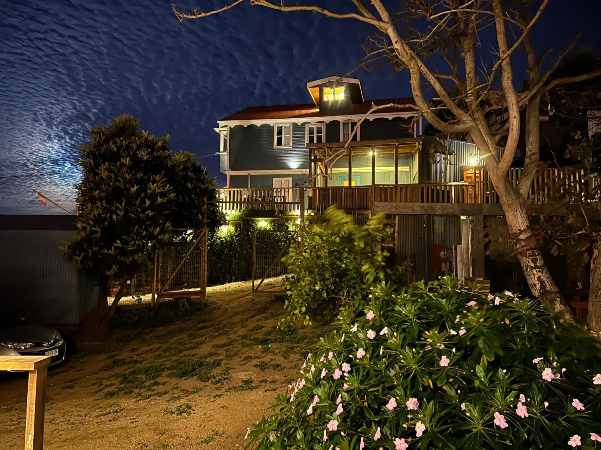 Hotel Faro Azul Valparaiso Cerro Alegre Buitenkant foto