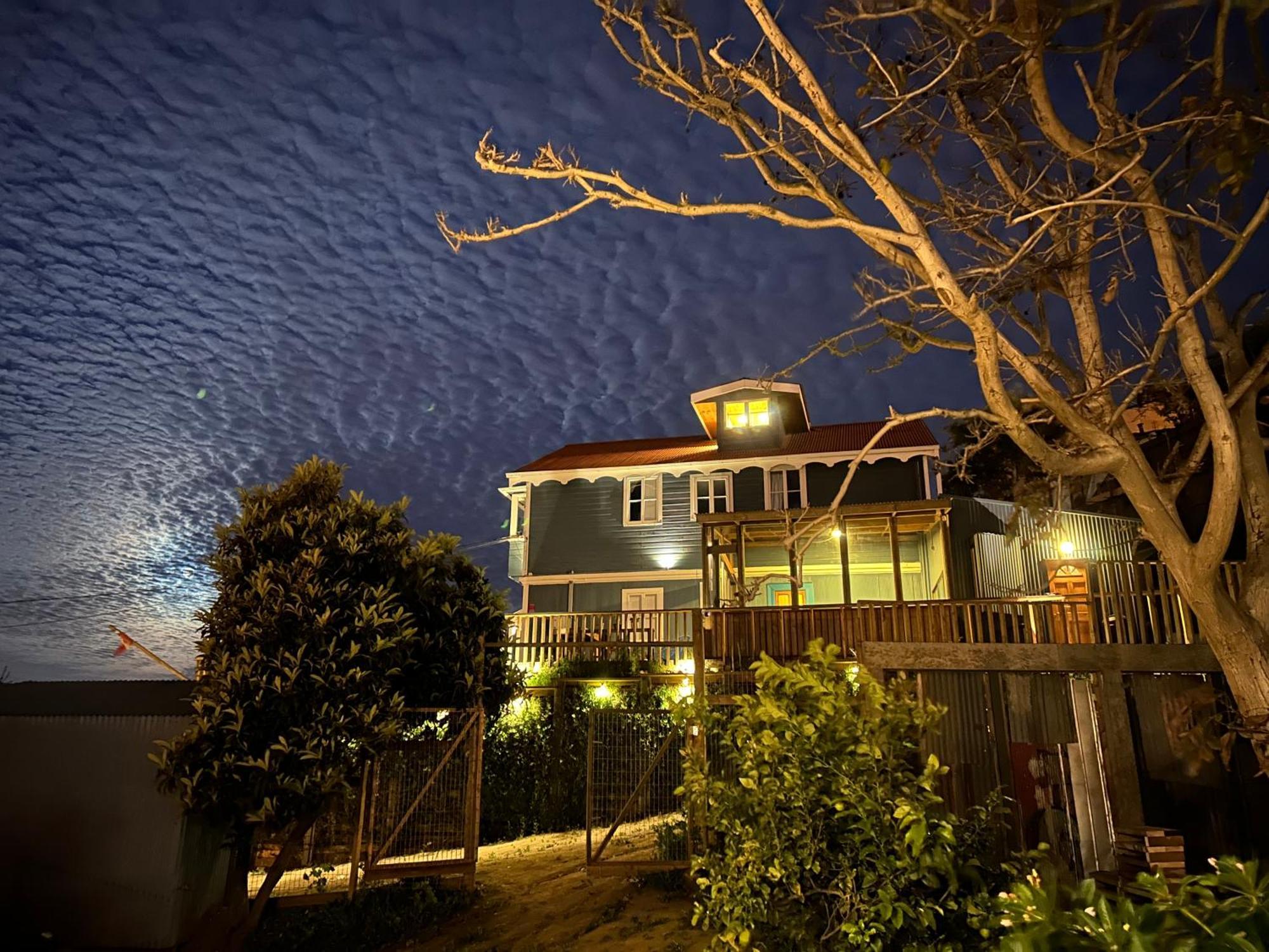 Hotel Faro Azul Valparaiso Cerro Alegre Buitenkant foto