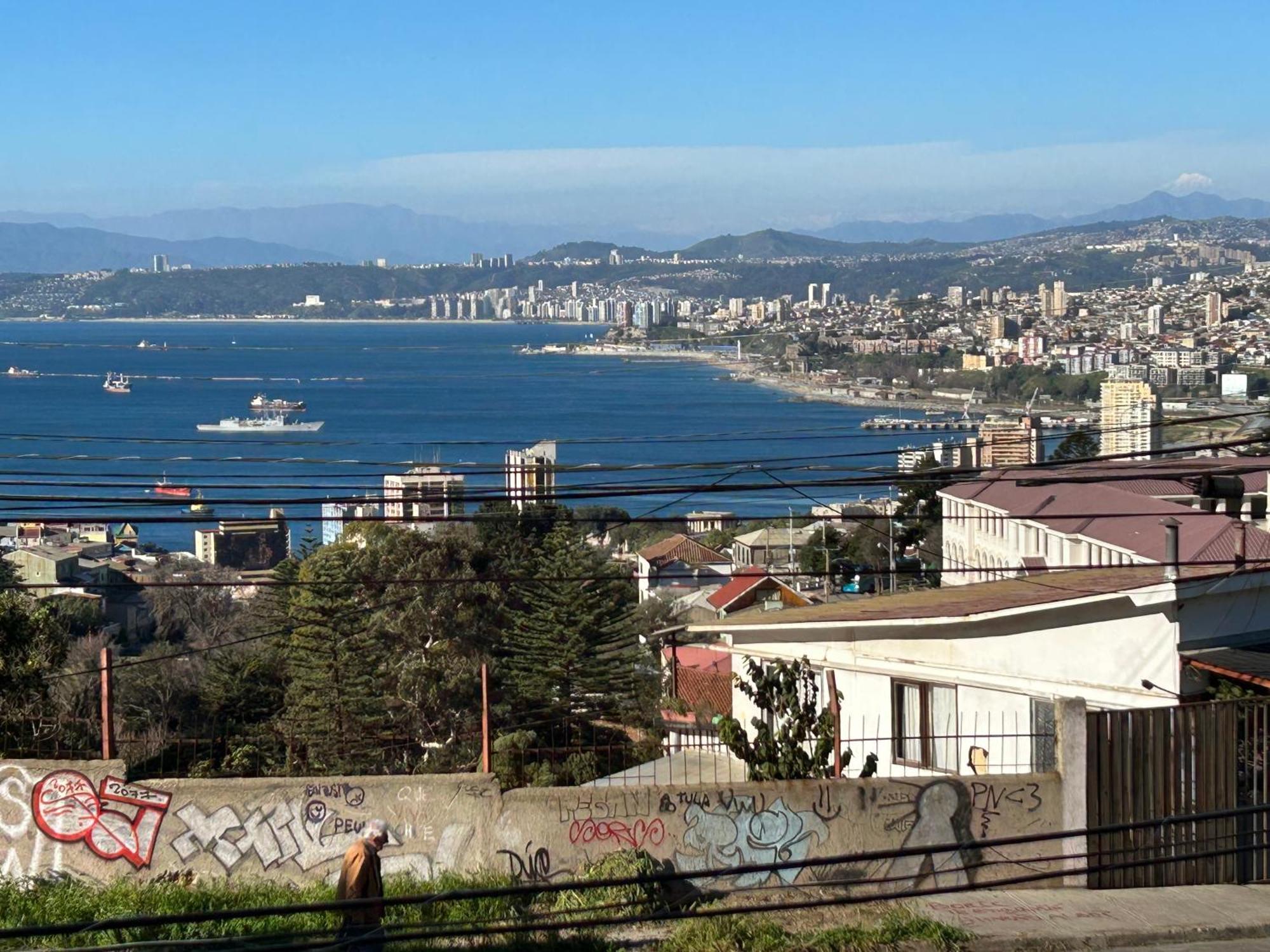 Hotel Faro Azul Valparaiso Cerro Alegre Buitenkant foto
